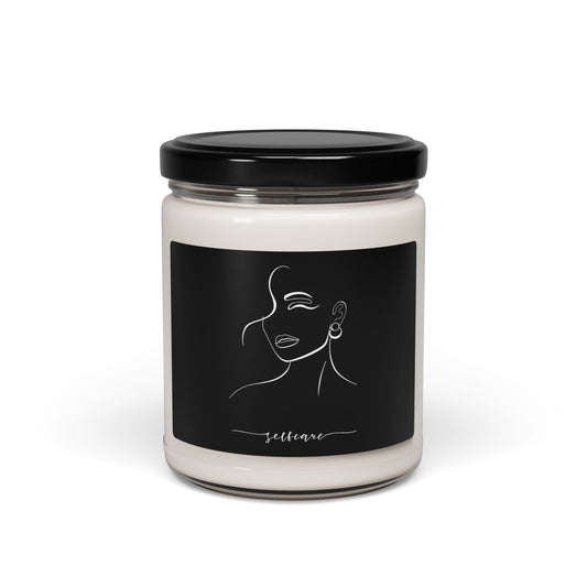 Elegant Minimalist Scented Soy Candle | Cozy Home Decor, Aromatherapy Gift, Unique Birthday Present, Self-Care Essential
