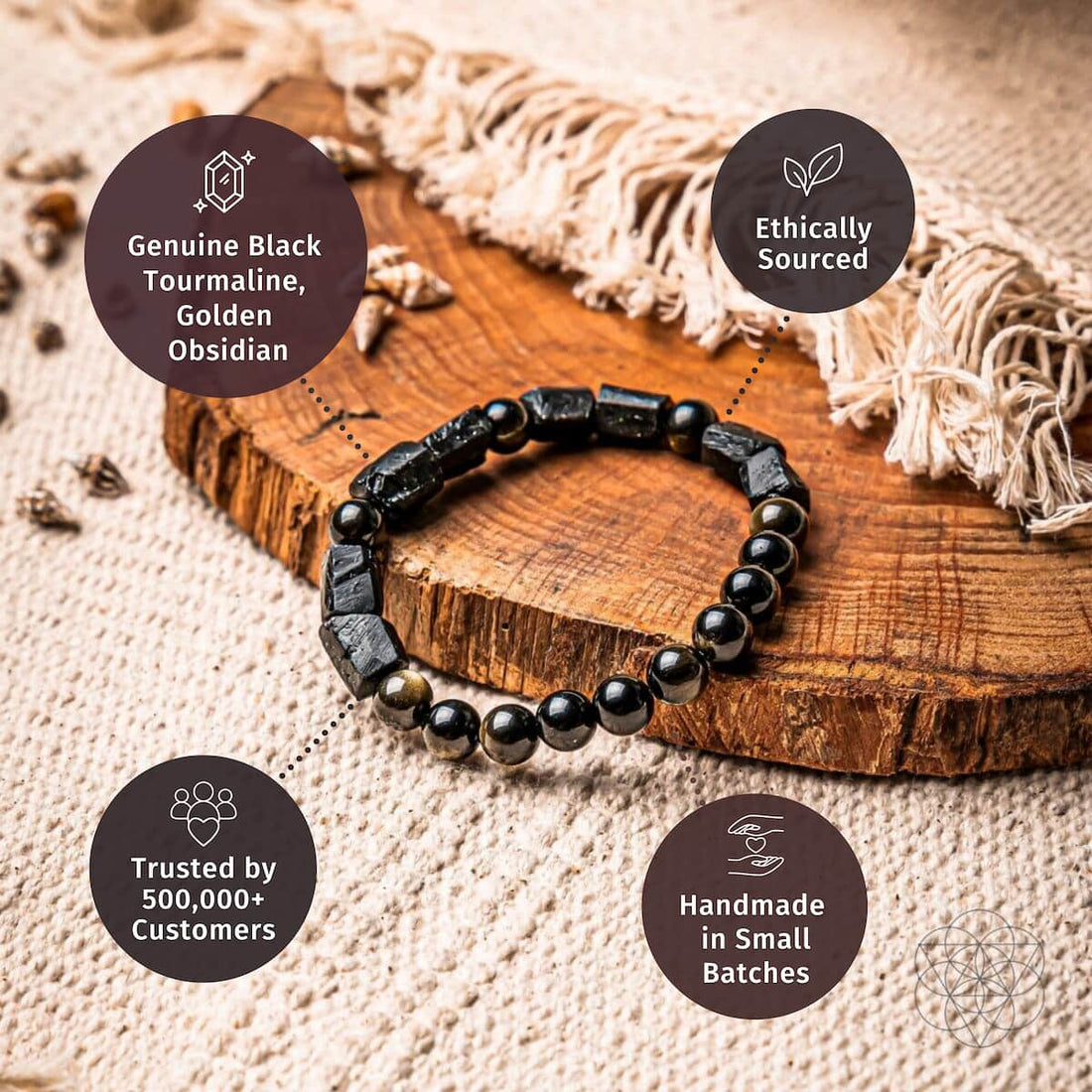 Energy Protection Bracelet | Spiritual Protection & Grounding
