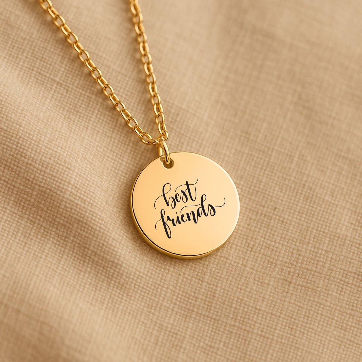 Best Friends Coin Necklace | Personalized Friendship Jewelry by OwnPrint