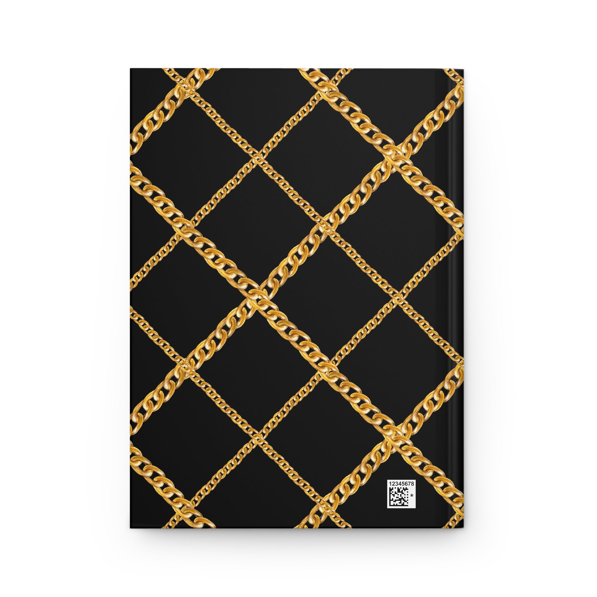 My Daily Journal — Gold Chain Pattern Hardcover Journal