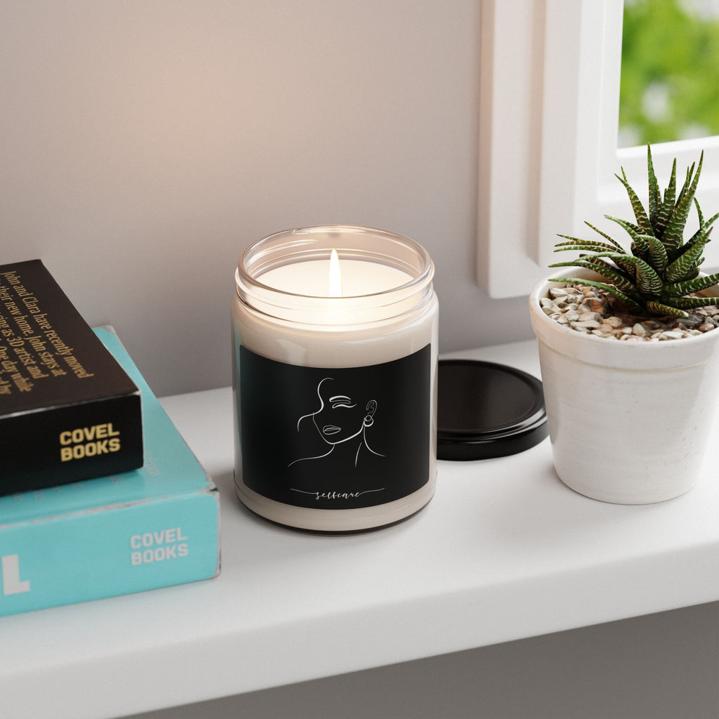 Elegant Minimalist Scented Soy Candle | Cozy Home Decor, Aromatherapy Gift, Unique Birthday Present, Self-Care Essential