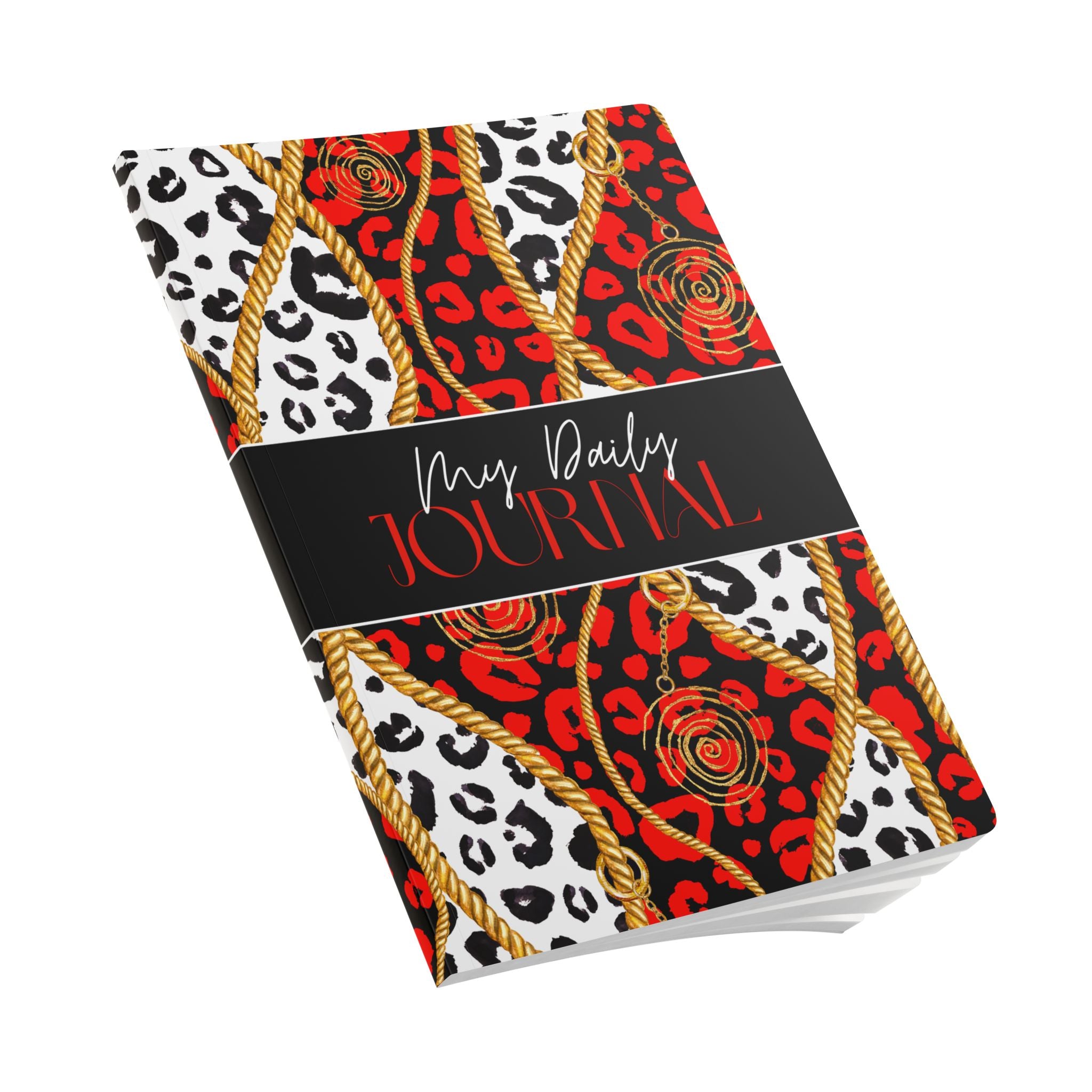 Chic Softcover Journal for Daily Reflections, Stylish Notebook, Perfect Gift for Creatives, Notepad for Dreamers, Diary with Inside Prints