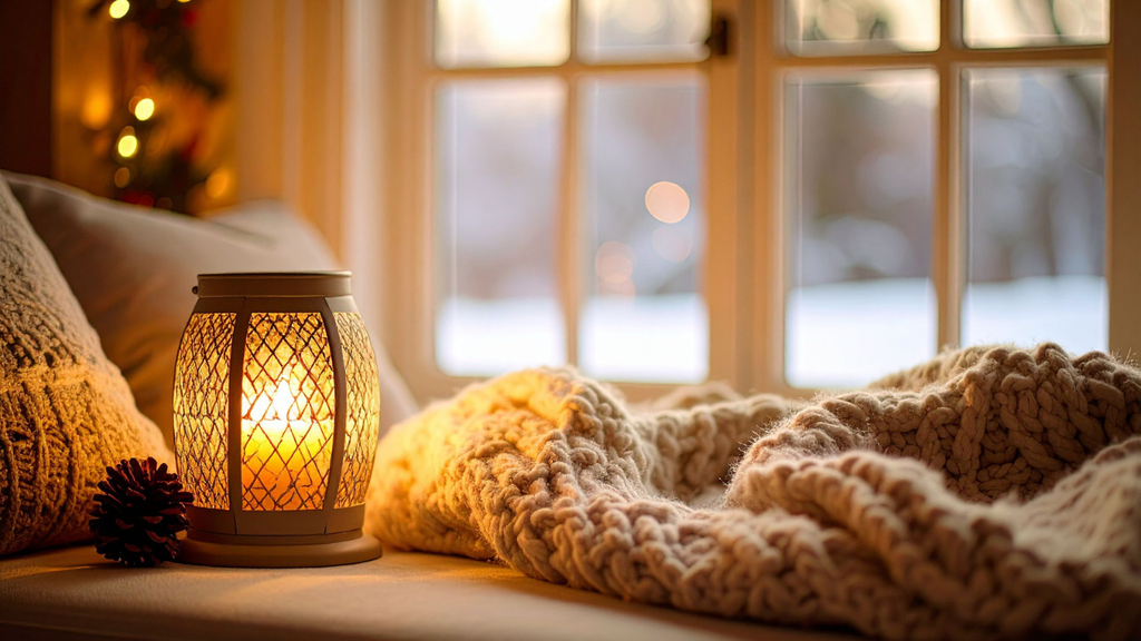 Cozy Fireplace Zoom Virtual Background by Zen Angel Den