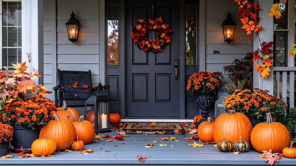 Thanksgiving Zoom Background Bundle – 16 Cozy Fall Virtual Backdrops by Zen Angel Den
