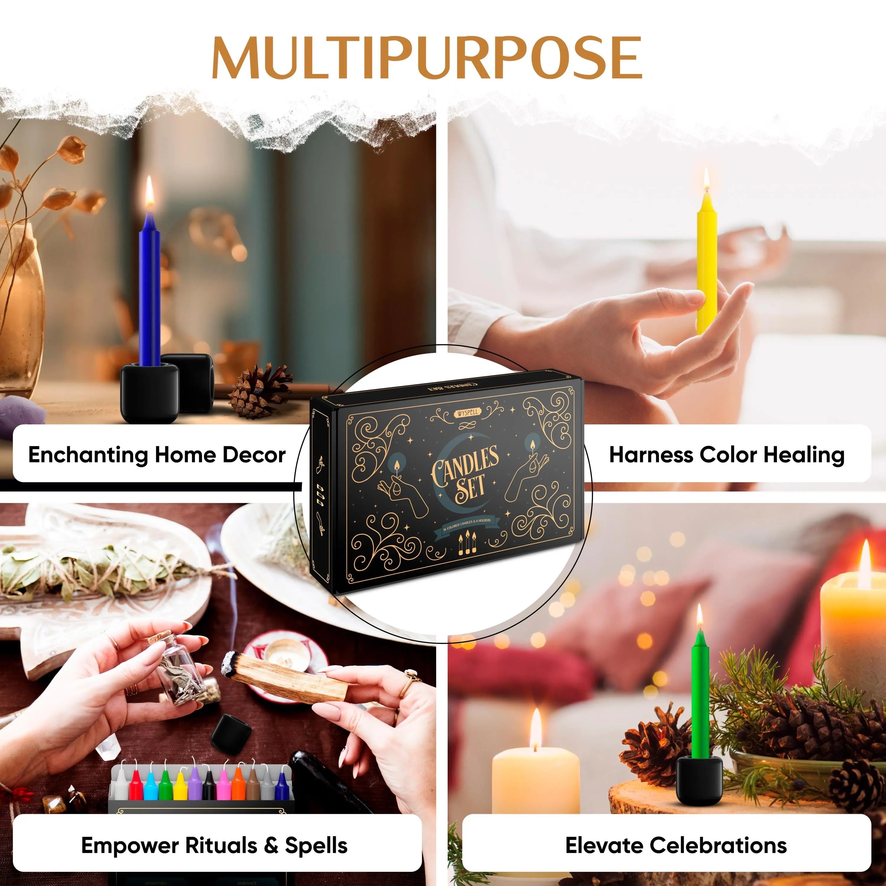 36 PCS Candle Kit by Wyspell