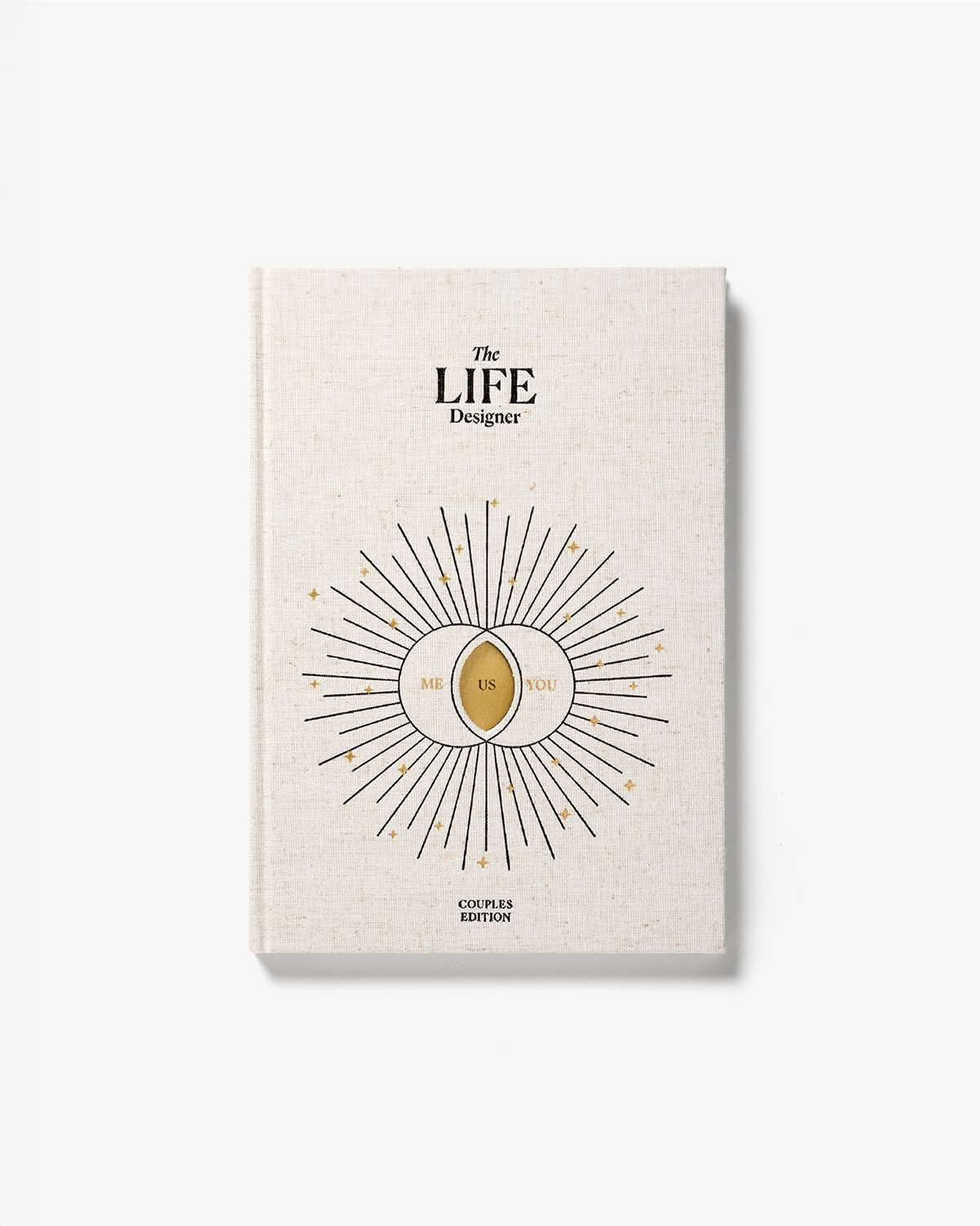 Book titled 'The LIFE Designer' on a white background
