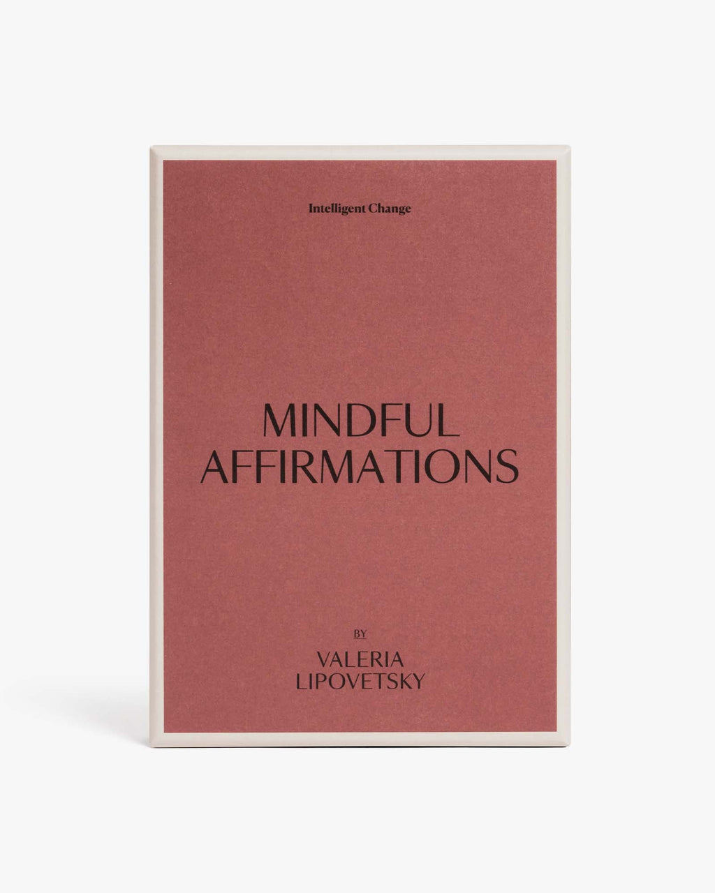 Book titled 'Mindful Affirmations' by Valeria Lipovetsky on a white background