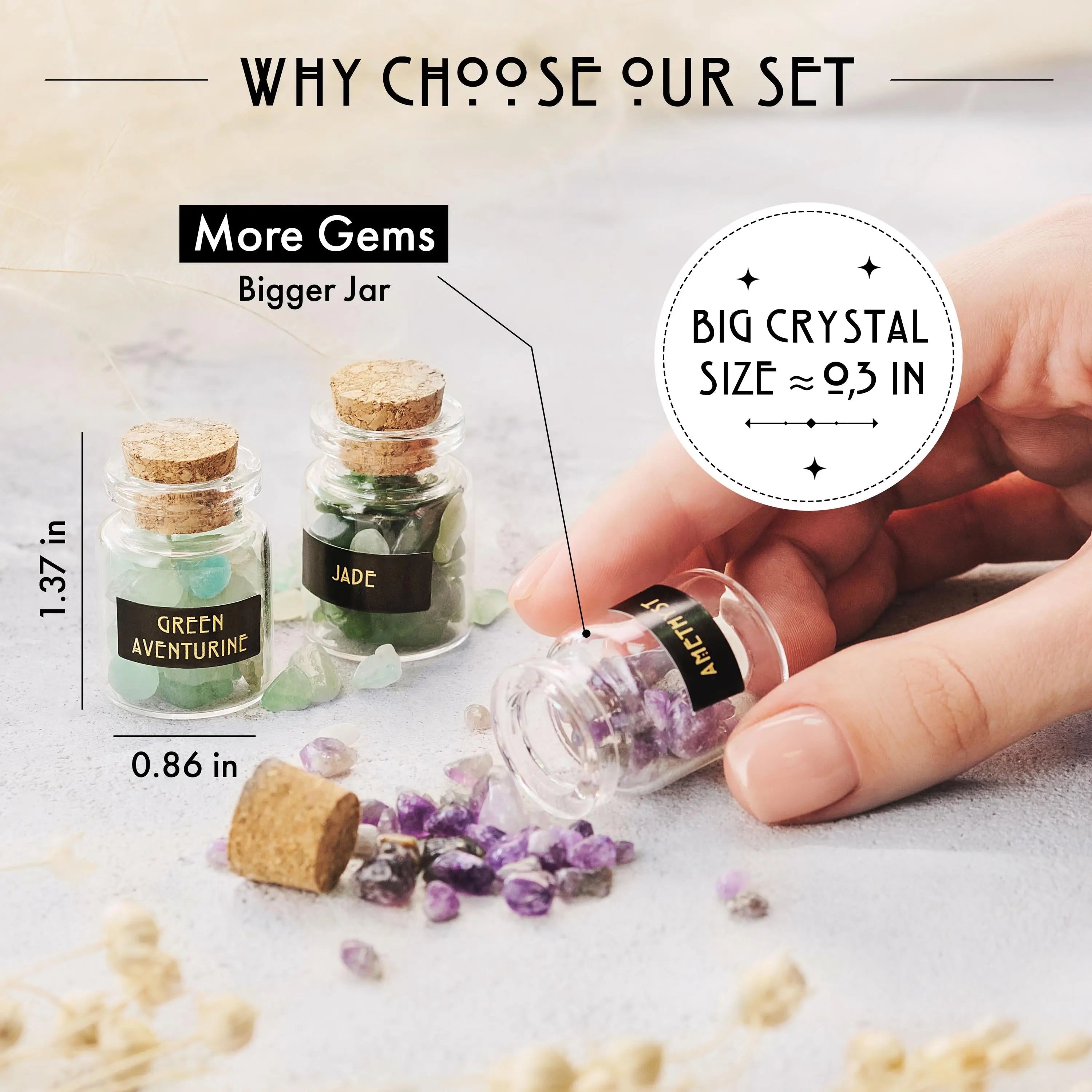50 PCS Gemstone Kit by Wyspell