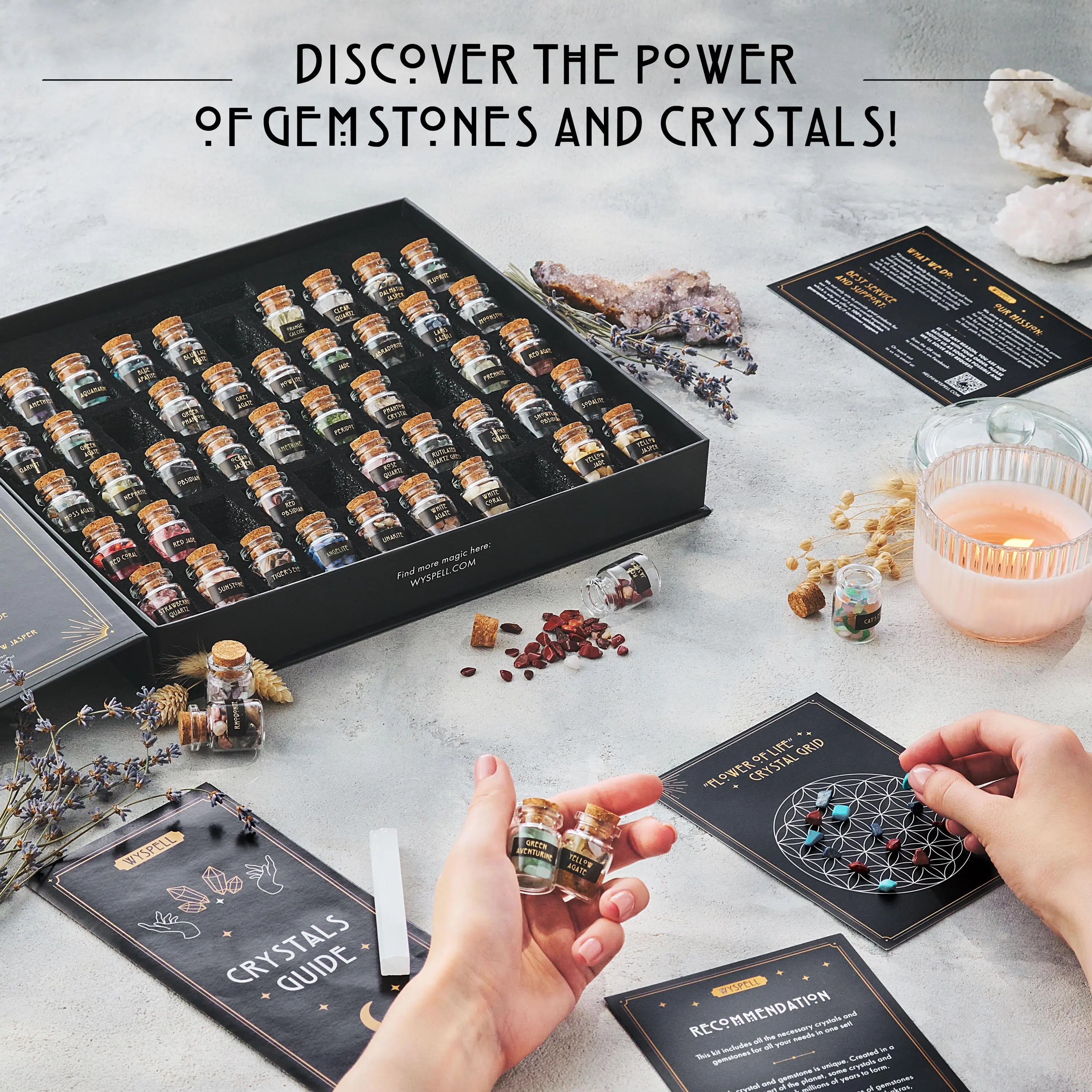 50 PCS Gemstone Kit by Wyspell