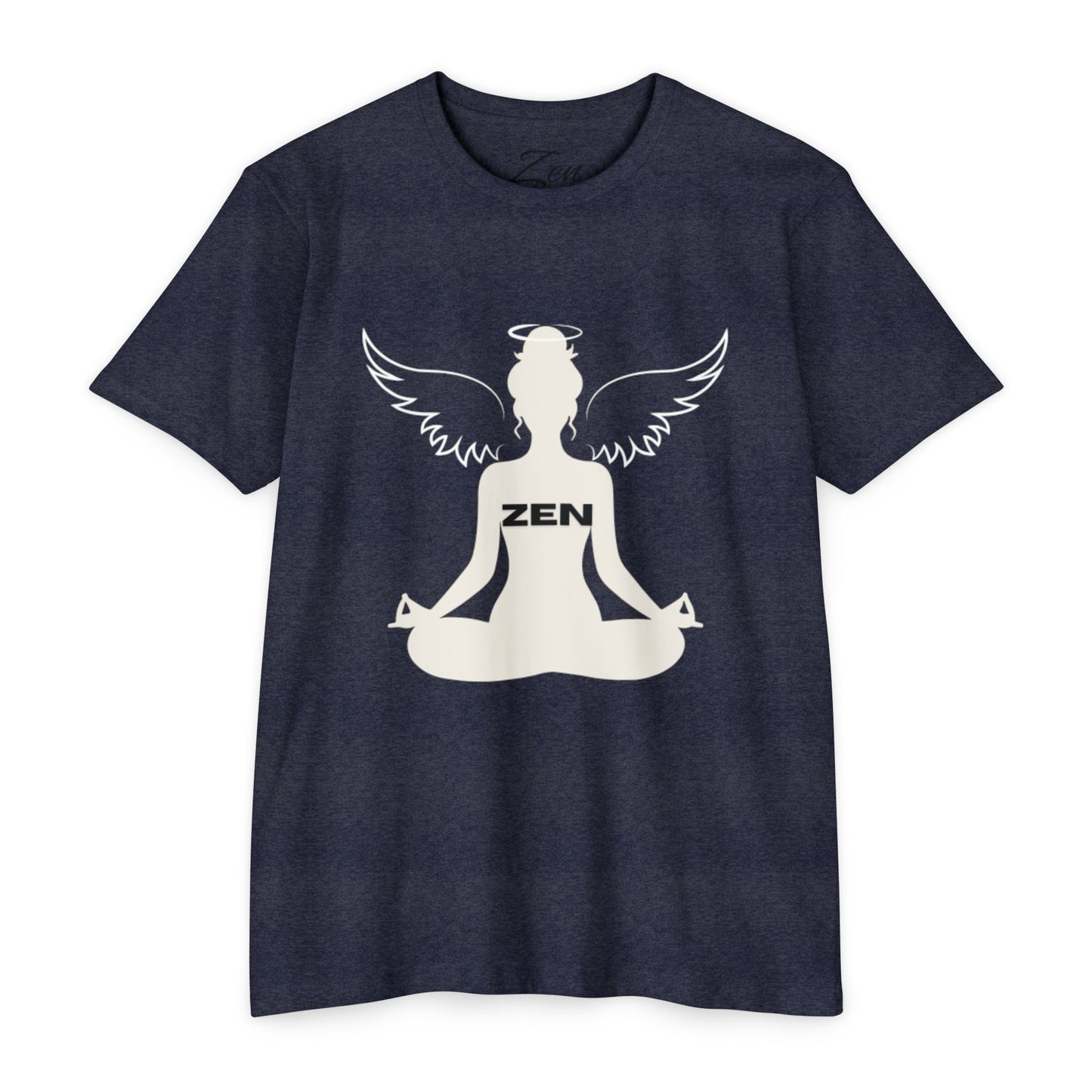 Zen Angel Meditation T‑Shirt — Mindfulness Yoga Tee