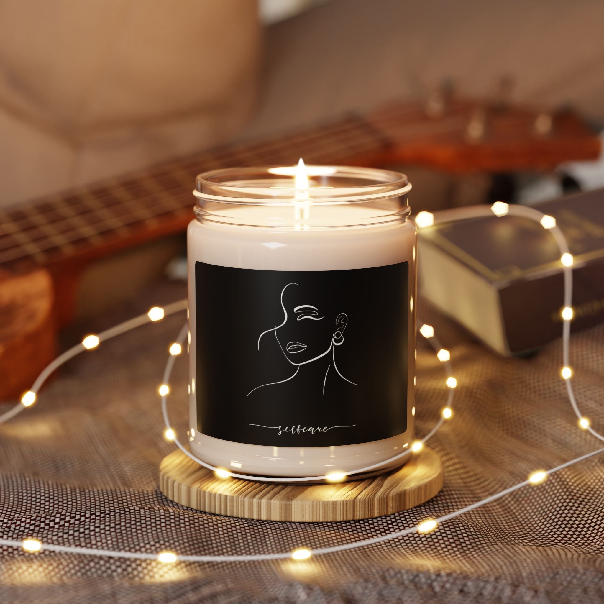 Elegant Minimalist Scented Soy Candle | Cozy Home Decor, Aromatherapy Gift, Unique Birthday Present, Self-Care Essential