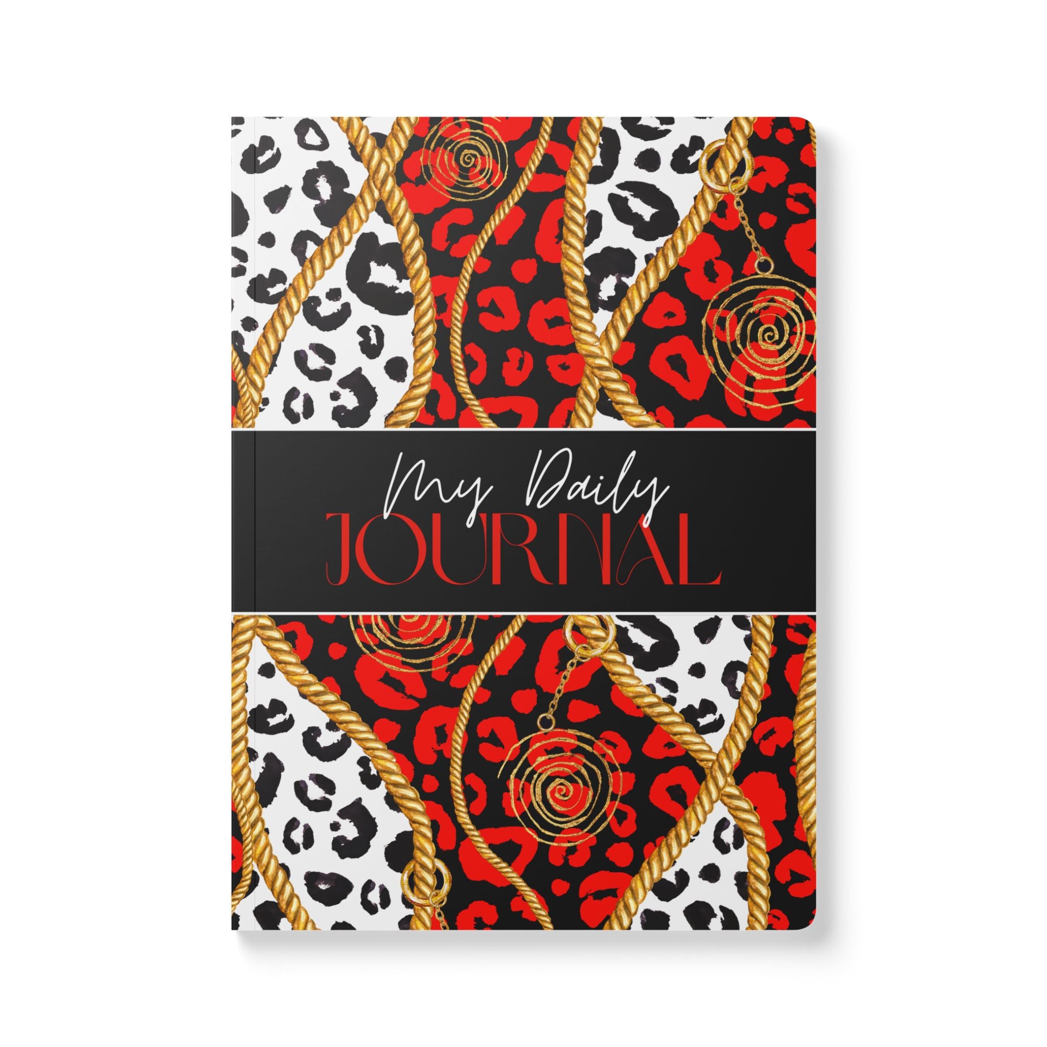 Chic Softcover Journal for Daily Reflections, Stylish Notebook, Perfect Gift for Creatives, Notepad for Dreamers, Diary with Inside Prints