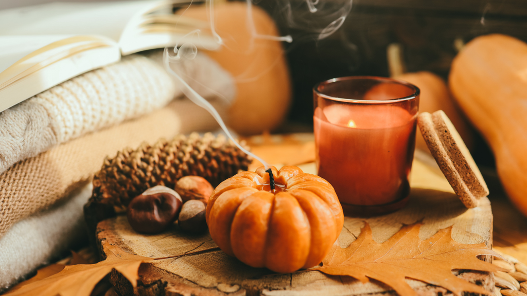 Thanksgiving Zoom Background Bundle – 16 Cozy Fall Virtual Backdrops by Zen Angel Den