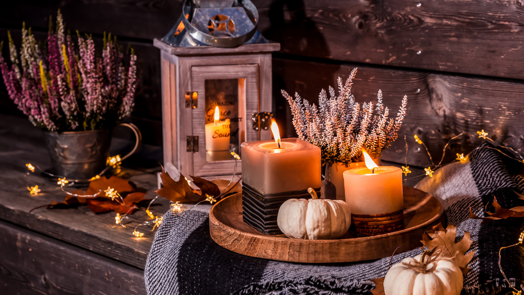 Thanksgiving Zoom Background Bundle – 16 Cozy Fall Virtual Backdrops by Zen Angel Den