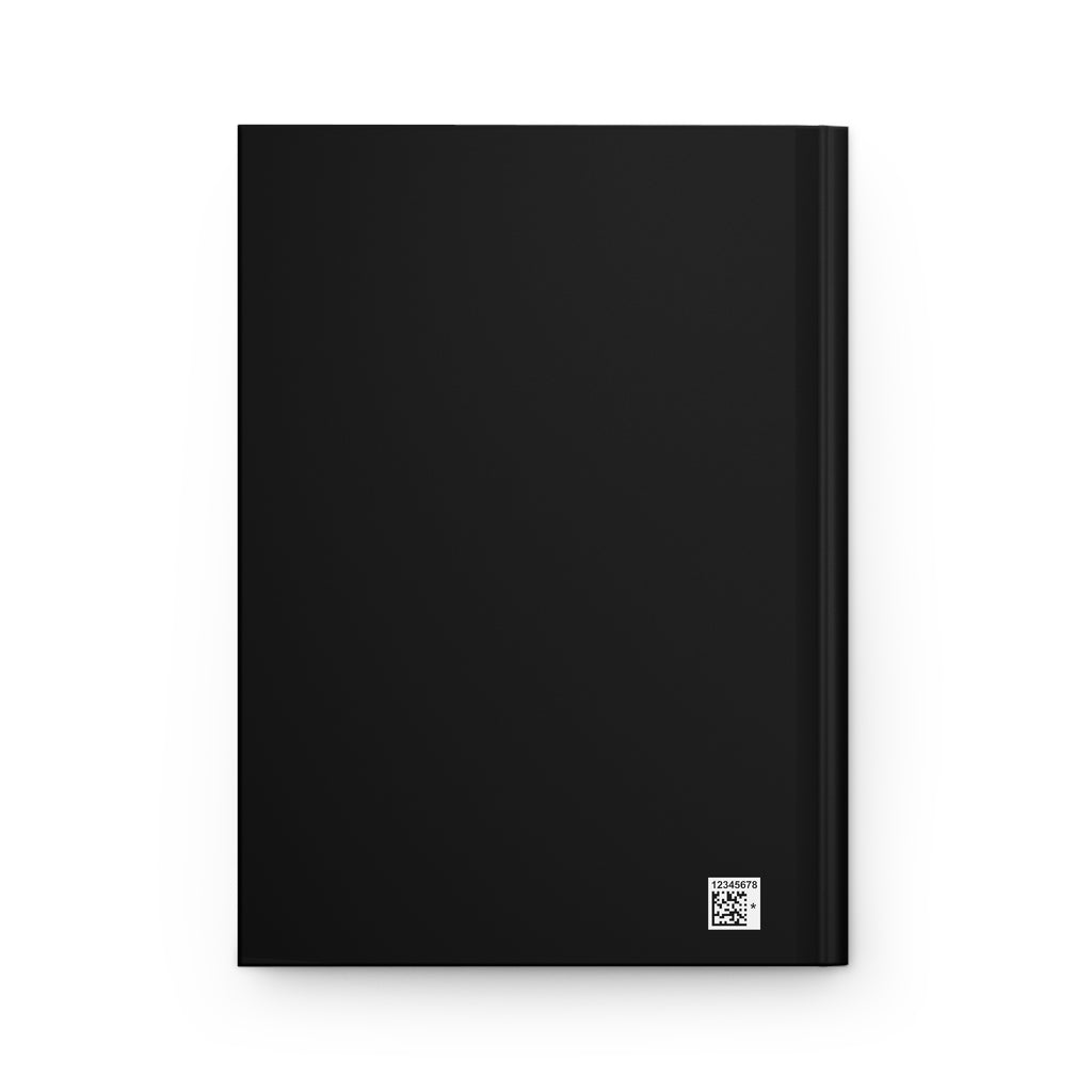 Sun Moon Daily Journal — Black Hardcover Lined Notebook