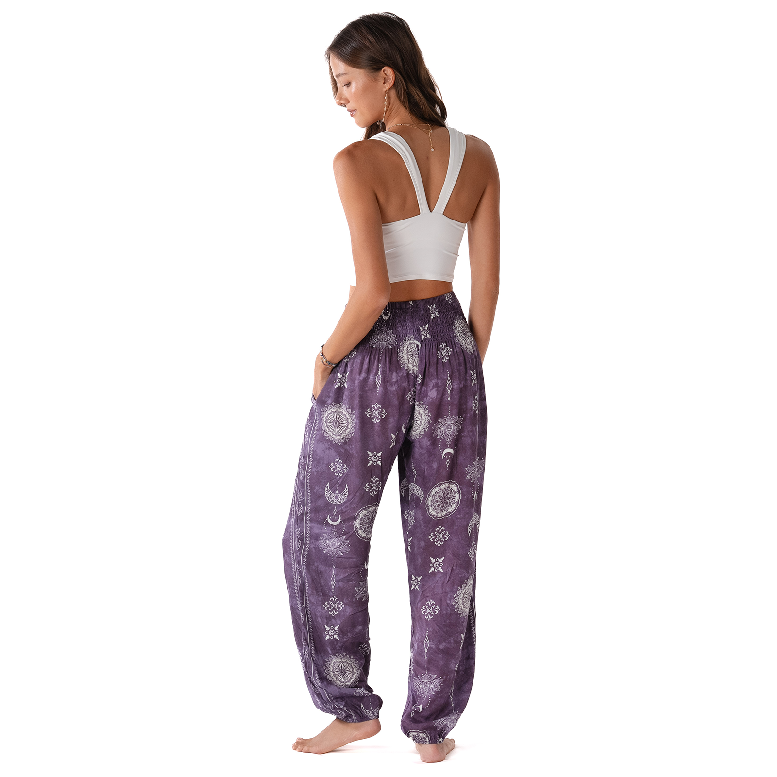 Mystic Plum Harem Pants| Yoga & Activewear