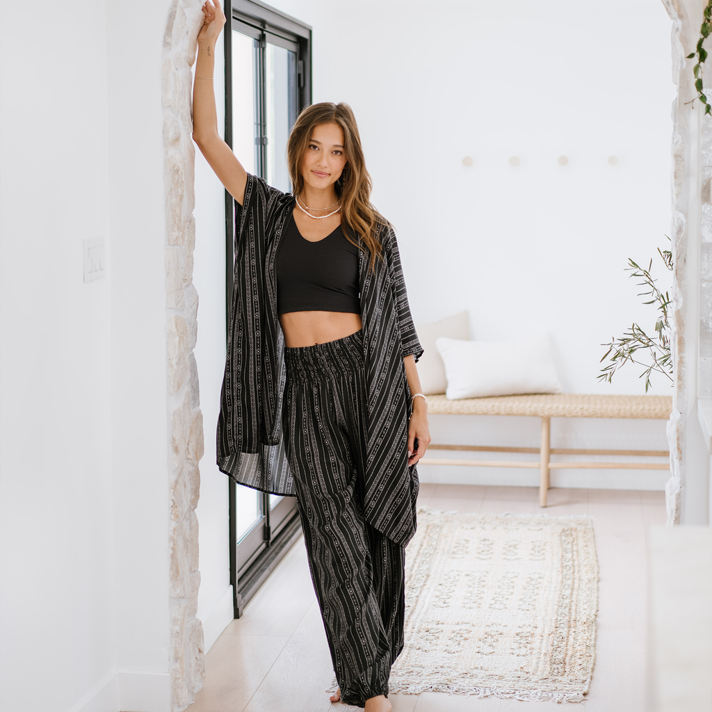 Akha Tribal Print Harem Pants by LotusAndLuna