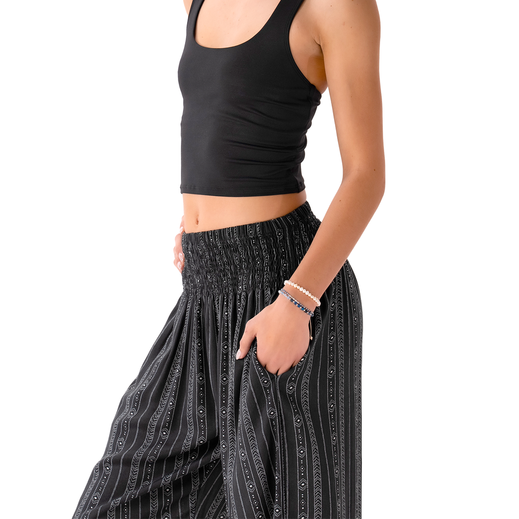Akha Tribal Print Harem Pants by LotusAndLuna