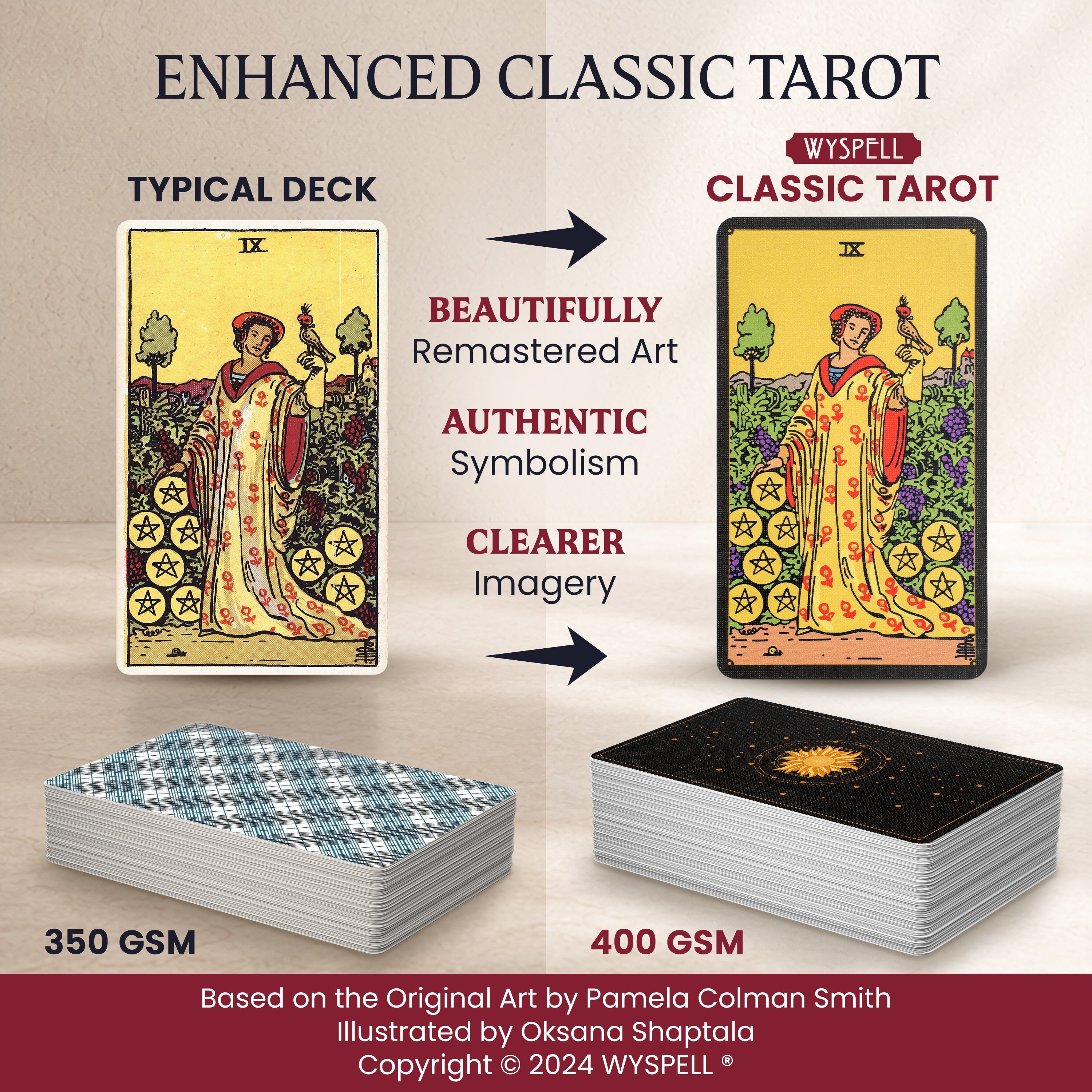 Classic Tarot Kit by Wyspell