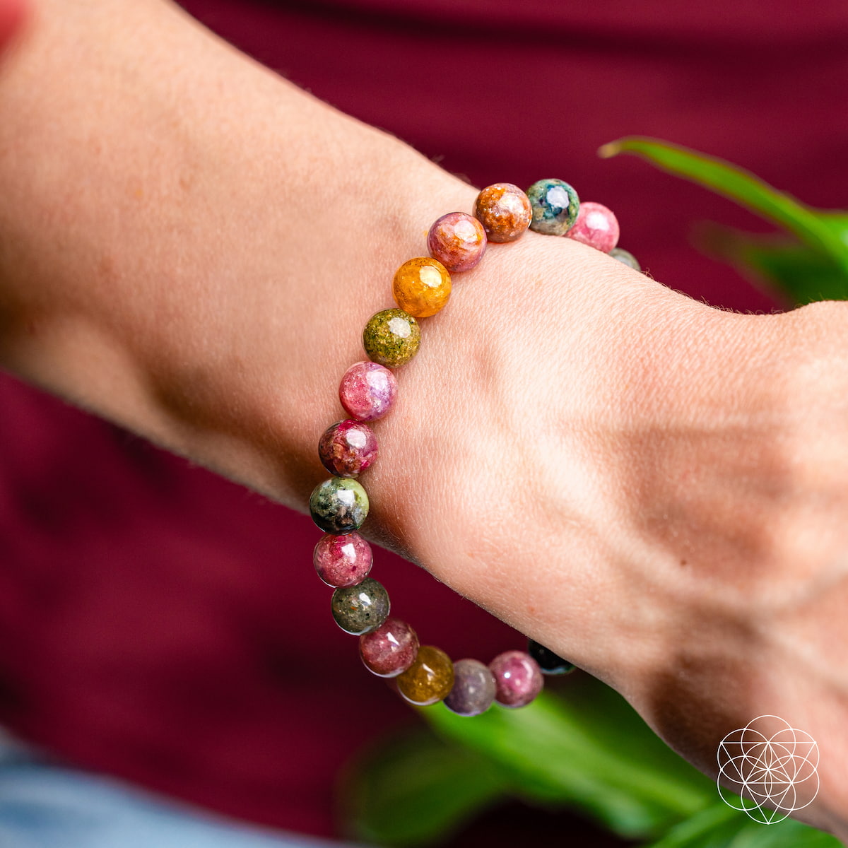 The Spiral Breaker - Rainbow Tourmaline Bracelet by Conscious Items