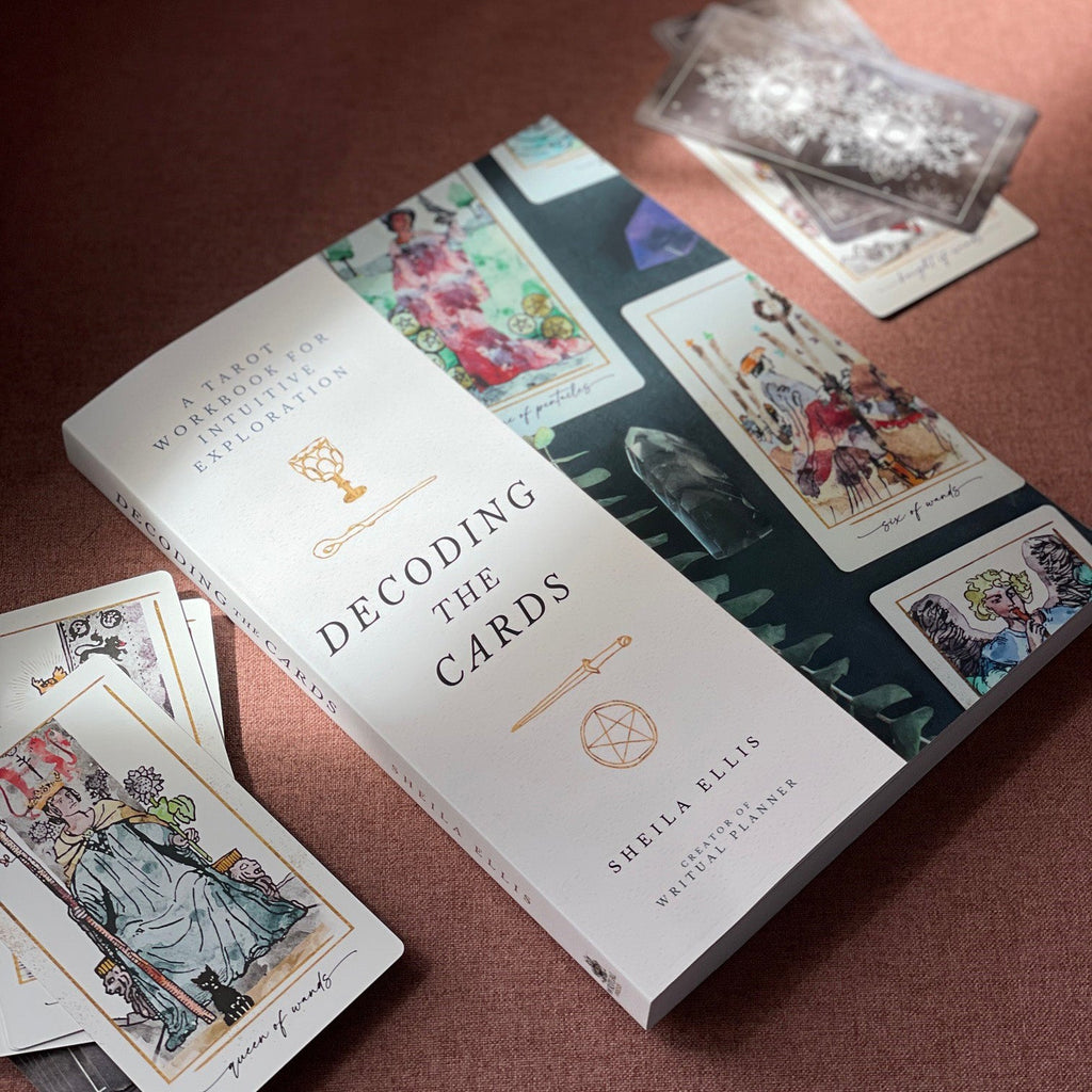 Decoding the Cards: A Tarot Workbook for Intuitive Exploration by Writual Planner