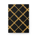 Gold Chain Lattice Hardcover Journal by Printify