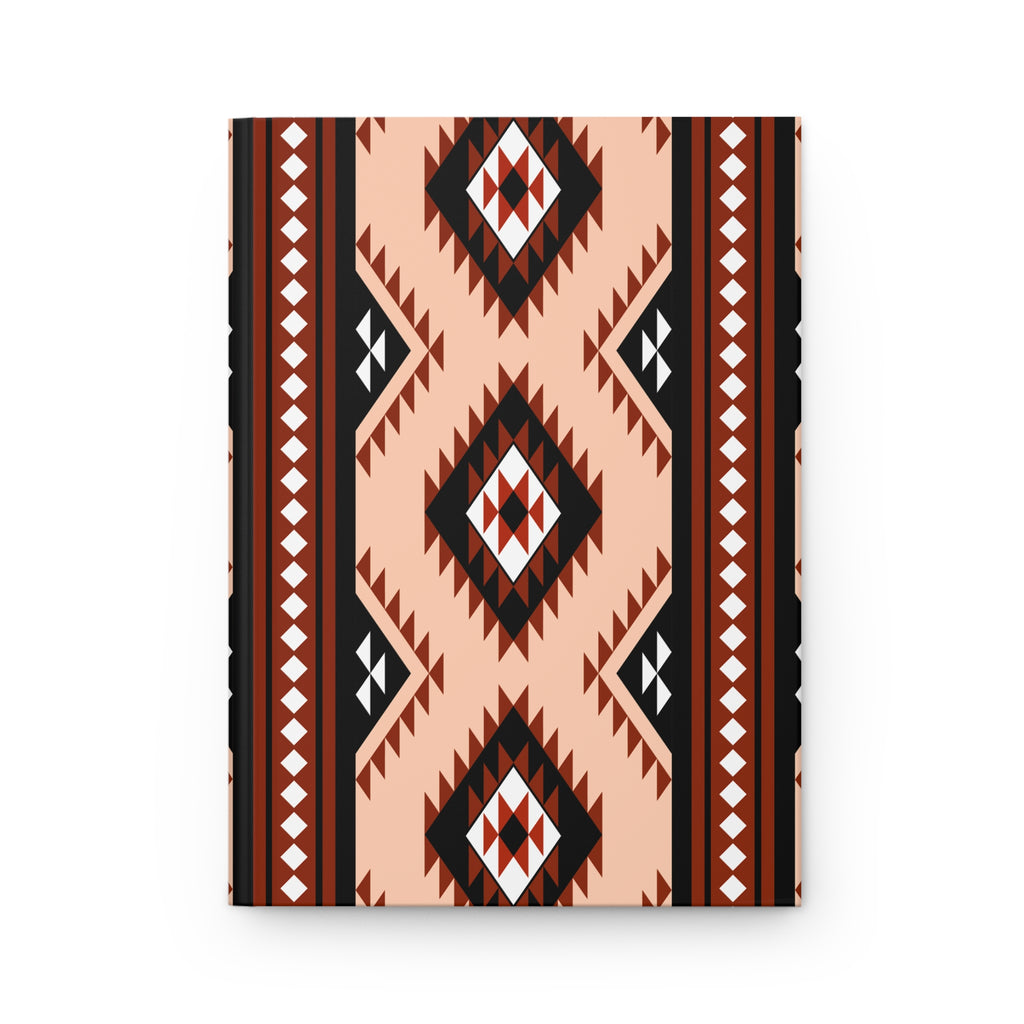 Southwestern Pattern Hardcover Journal — Lined Traveler's Notebook by Printify