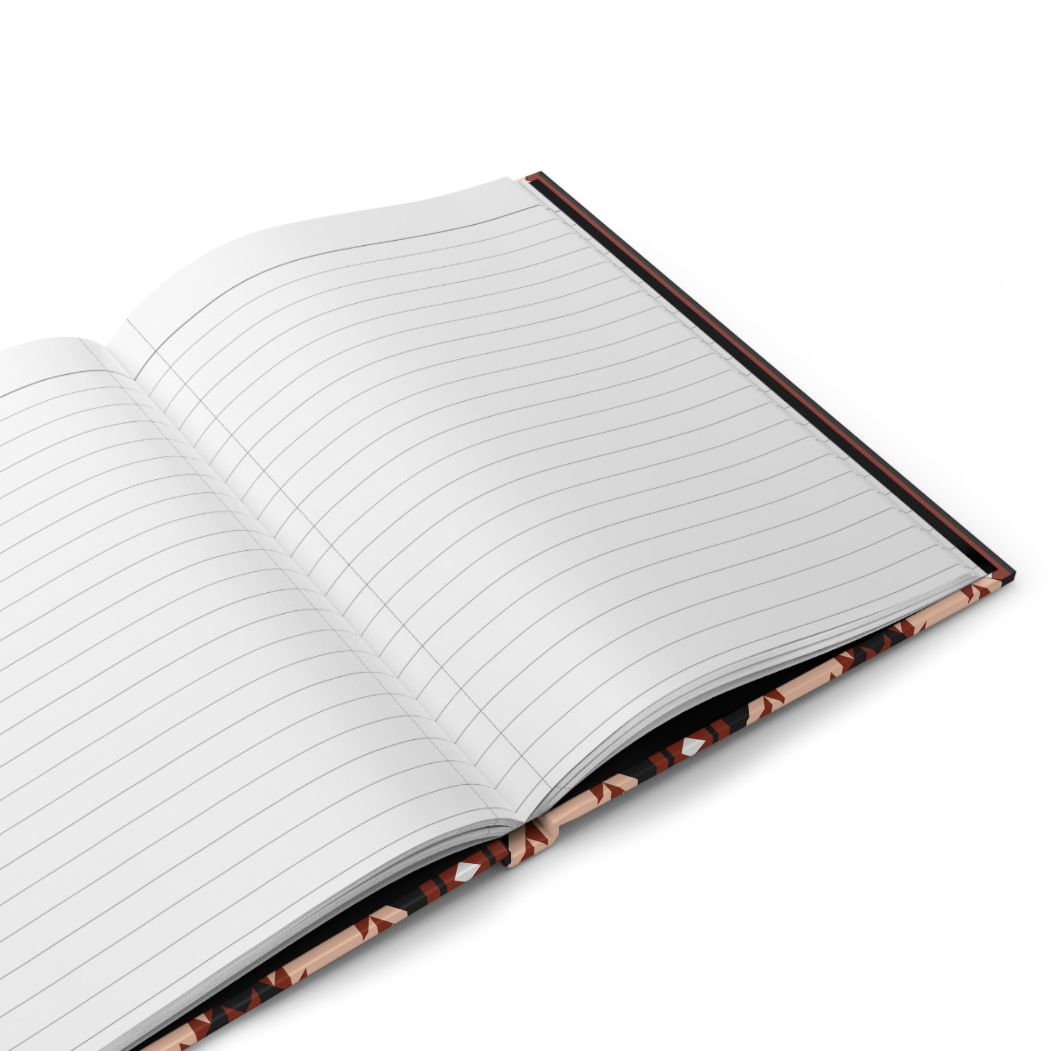 Southwestern Pattern Hardcover Journal — Lined Traveler's Notebook by Printify