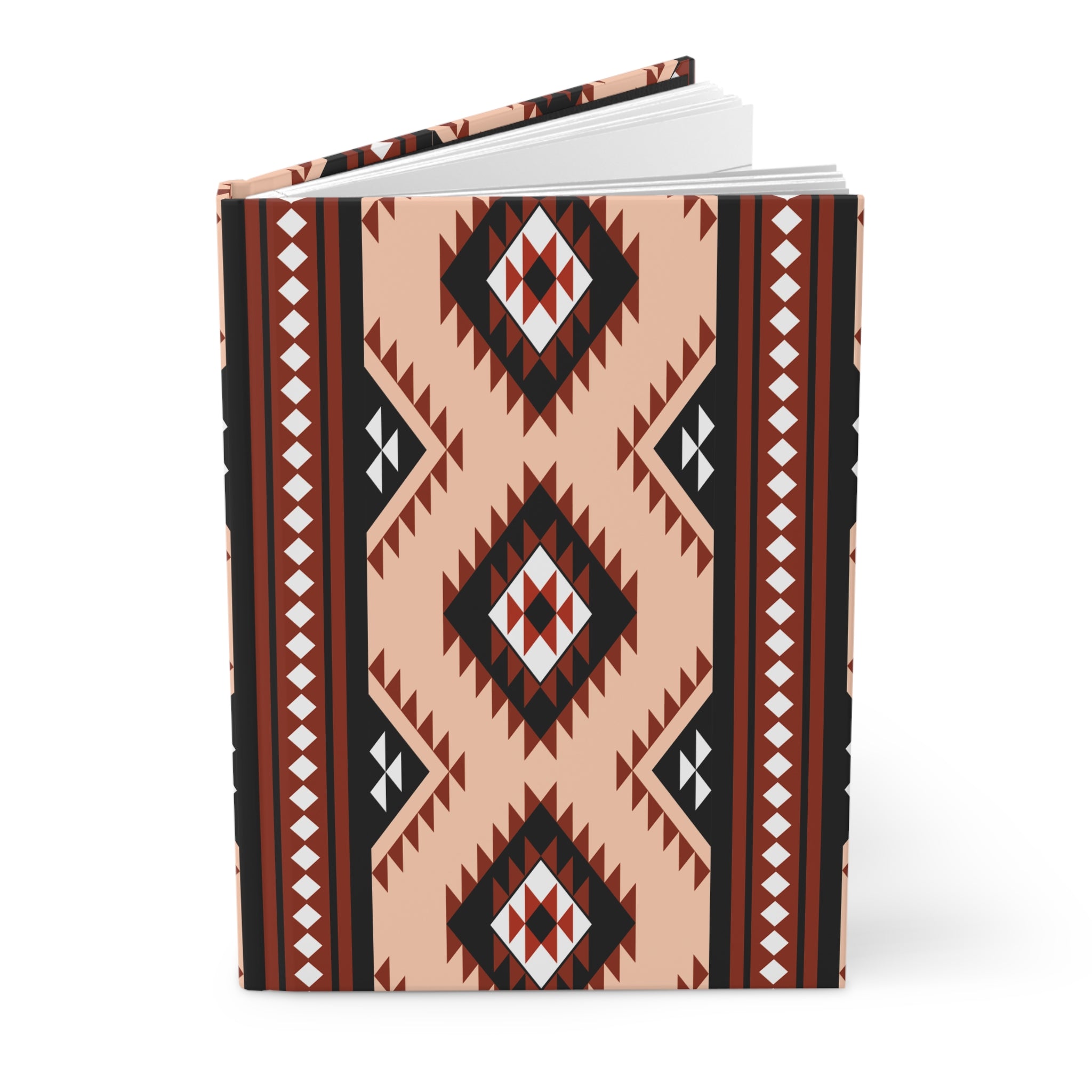 Southwestern Pattern Hardcover Journal — Lined Traveler's Notebook by Printify