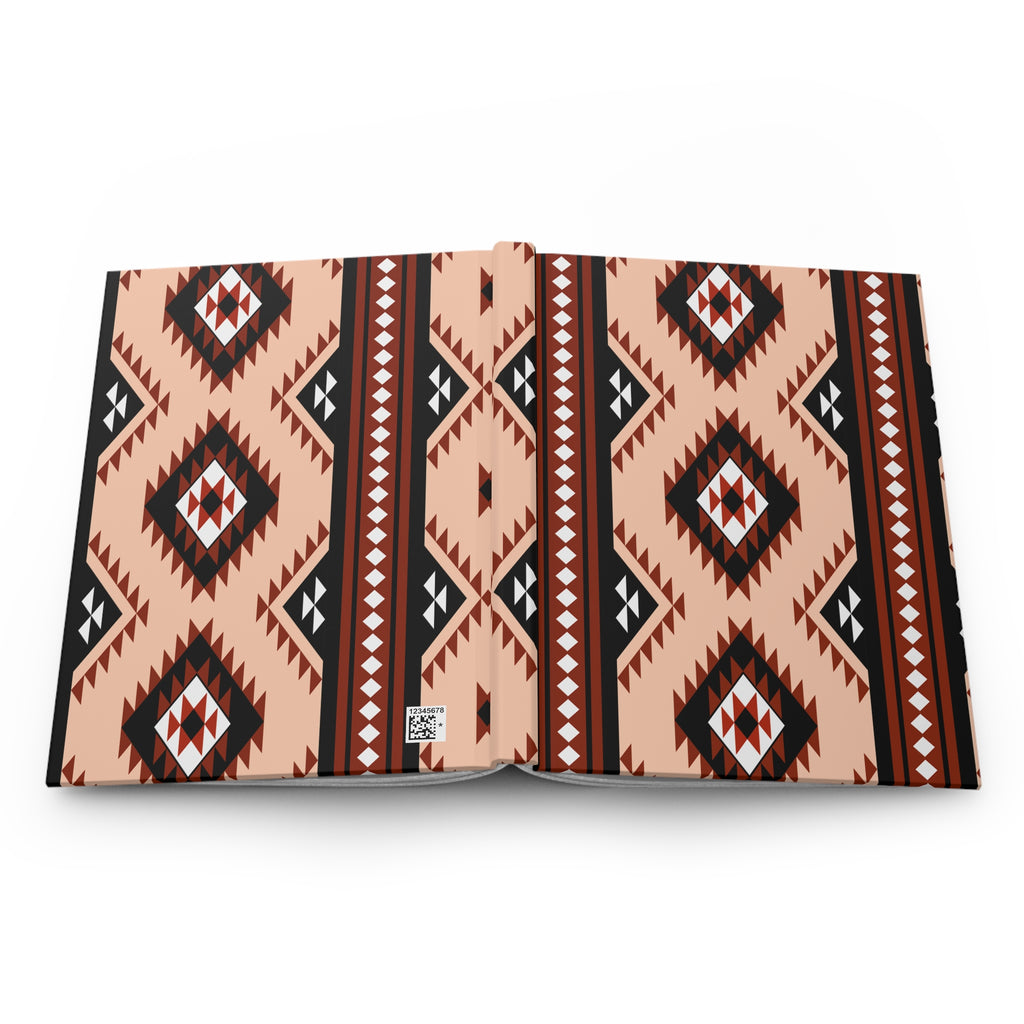 Southwestern Pattern Hardcover Journal — Lined Traveler's Notebook by Printify