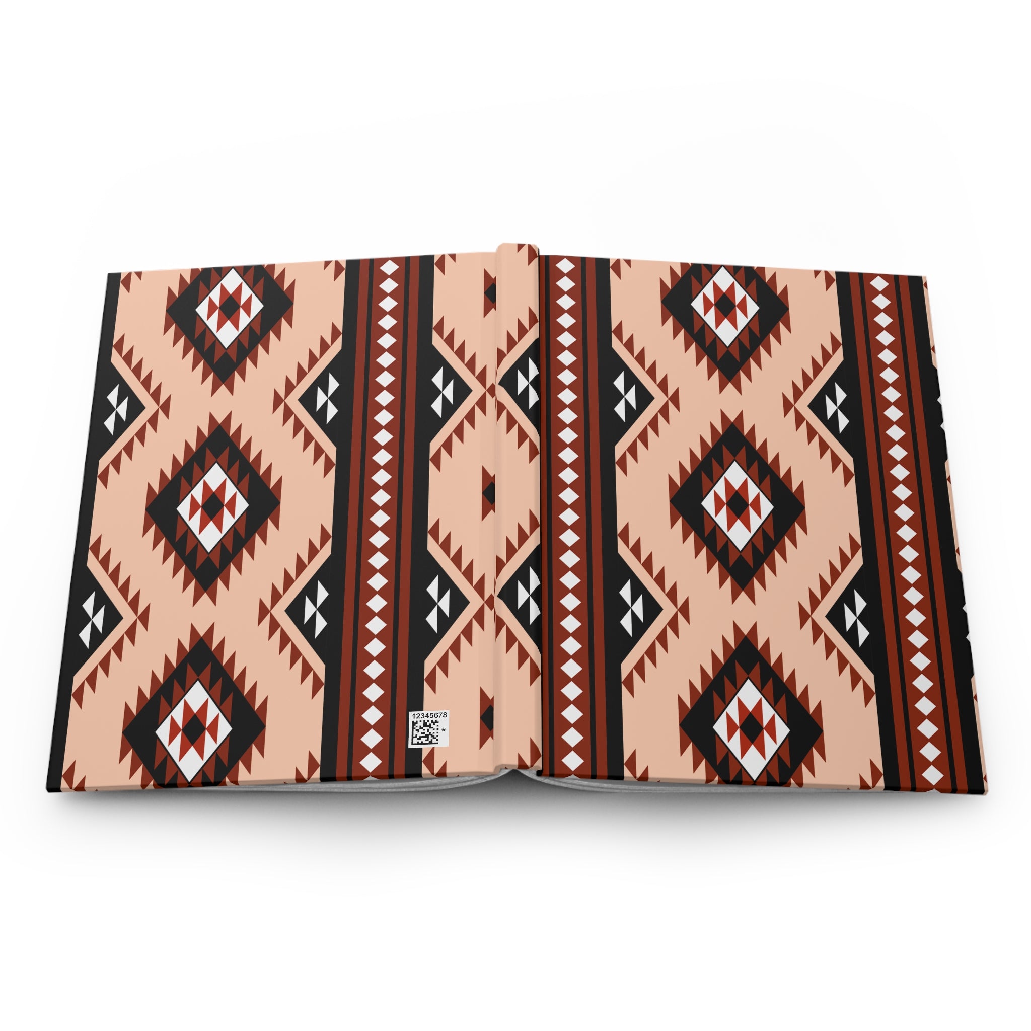 Southwestern Pattern Hardcover Journal — Lined Traveler's Notebook by Printify