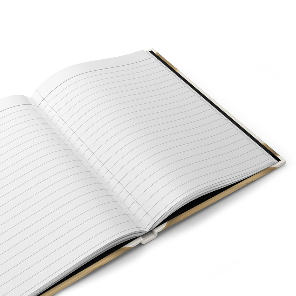 Her Majesty’s Mind Hardcover Journal — Lined Luxe Gold Notebook for Elegant Writing & Gift