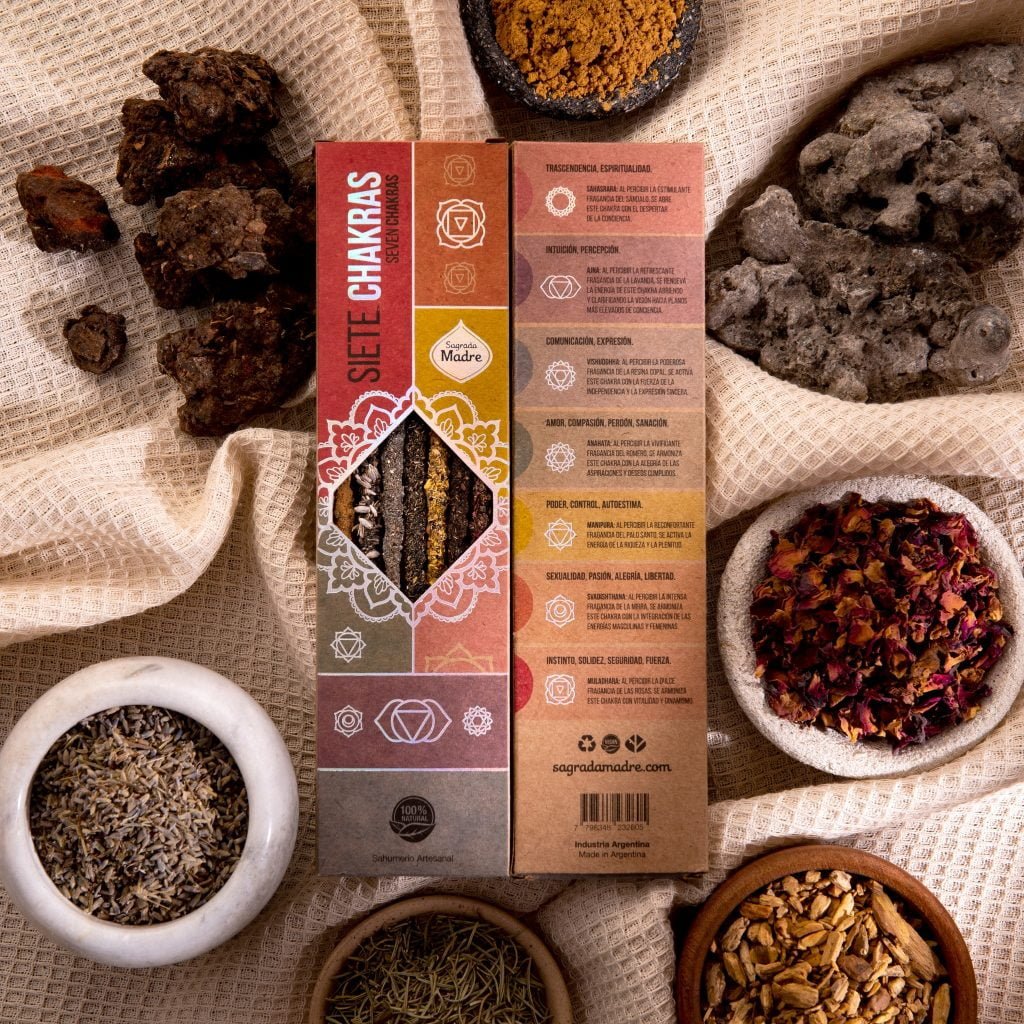 Revitalize Your Spirit with Our 7 Chakra Incense Variety Pack by Sacred Scents Sanctuary