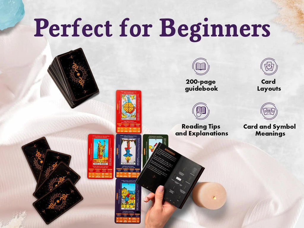 Learning Tarot Deck (200-Page Guide) by Wyspell