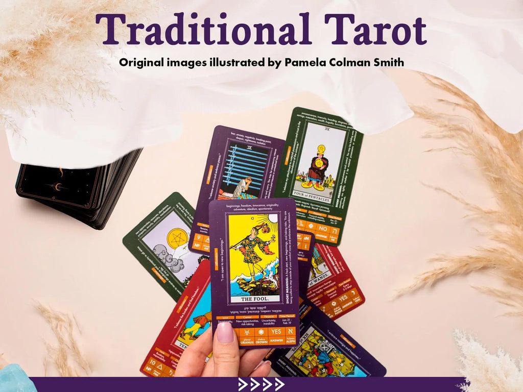 Learning Tarot Deck (200-Page Guide) by Wyspell
