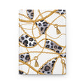 Leopard Chain Hardcover Journal — Lined Matte Notebook for Stylish Notes & Gifts by Printify
