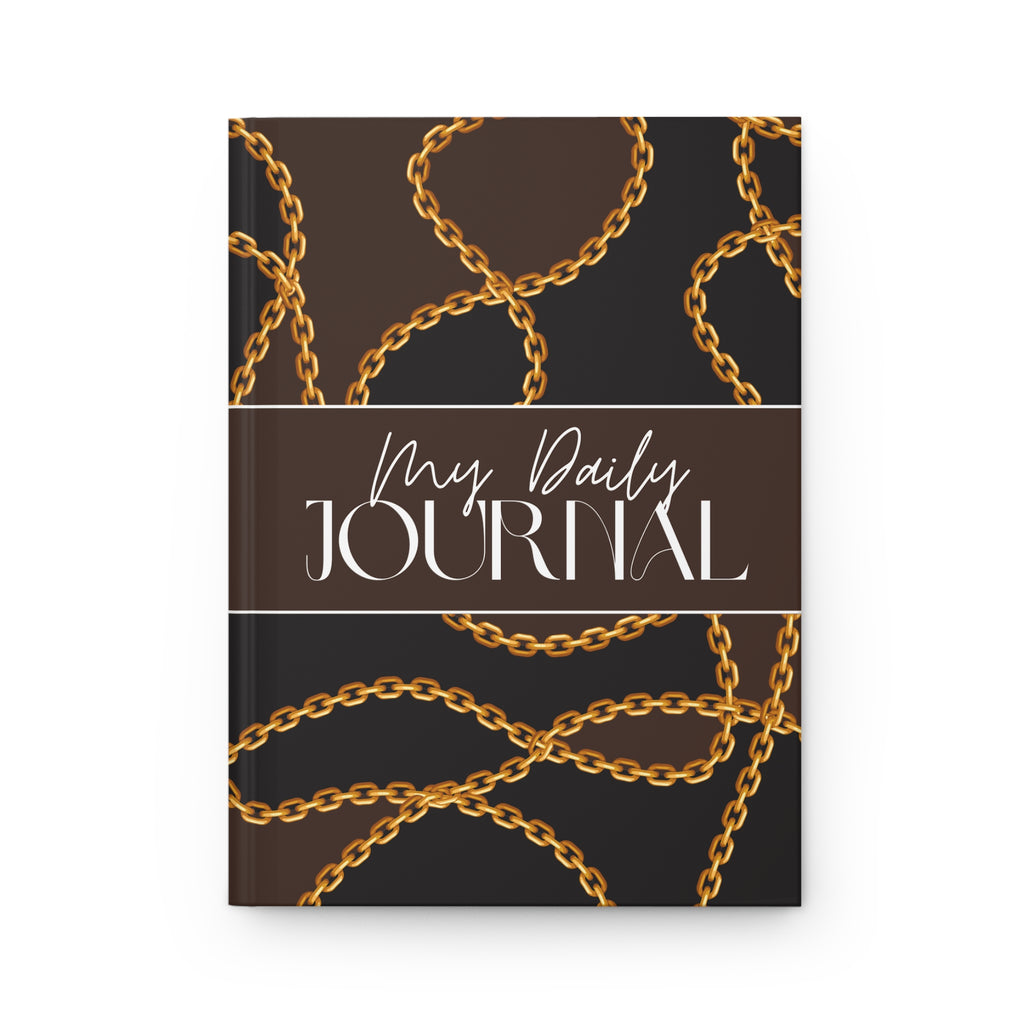My Daily Journal — Luxe Gold Chain Hardcover Journal (Lined)
