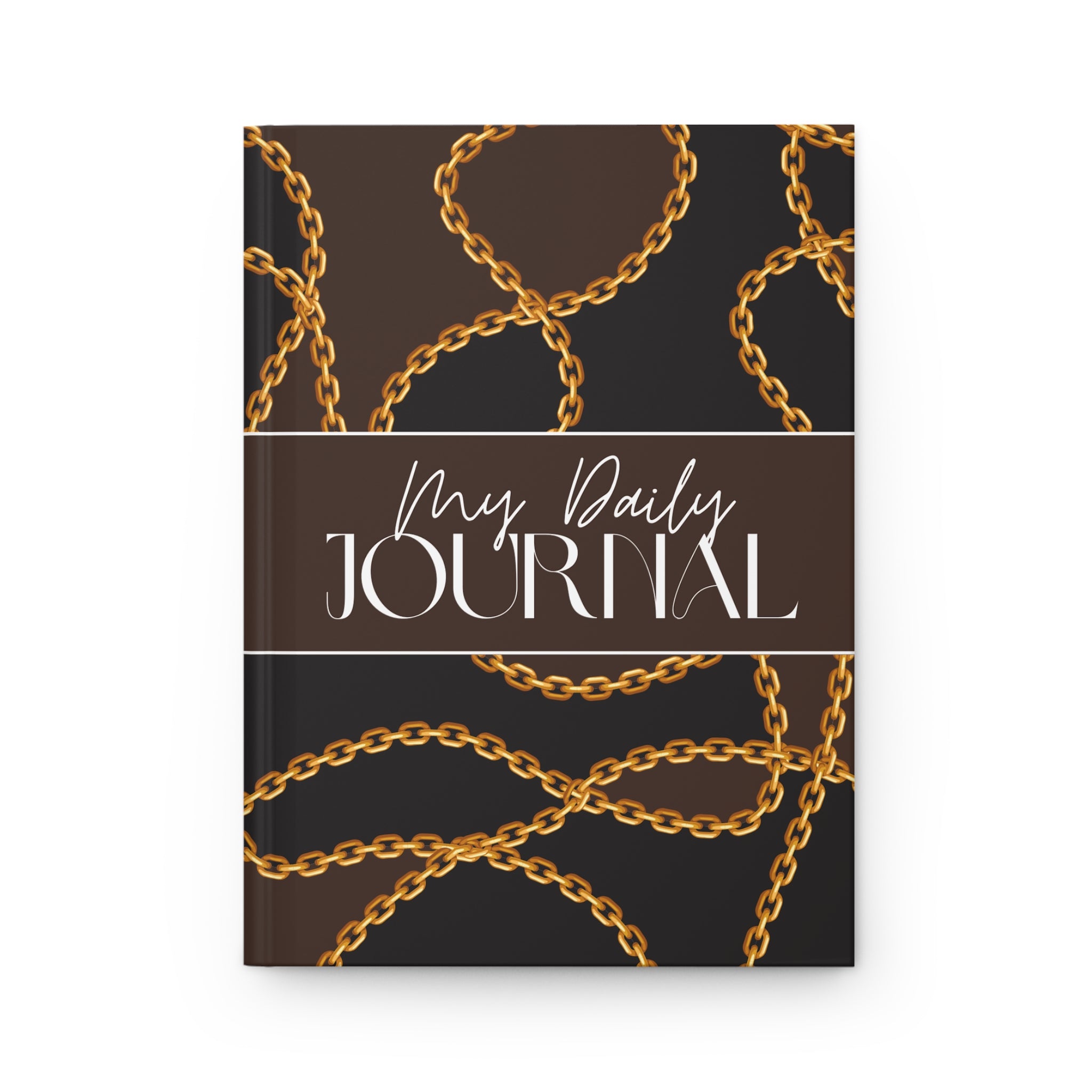 My Daily Journal — Luxe Gold Chain Hardcover Journal (Lined)
