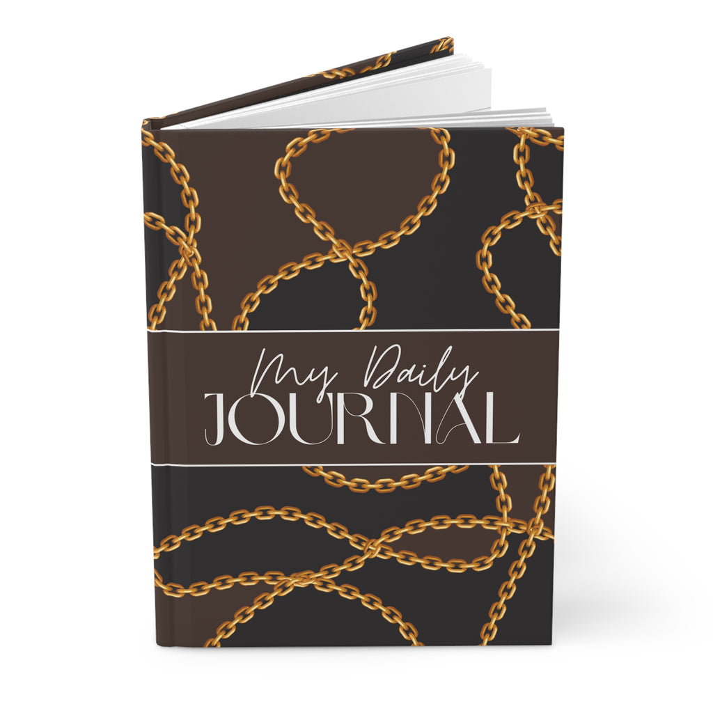 My Daily Journal — Luxe Gold Chain Hardcover Journal (Lined)