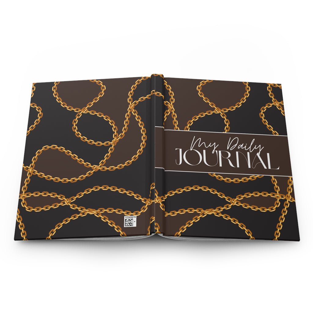 My Daily Journal — Luxe Gold Chain Hardcover Journal (Lined)