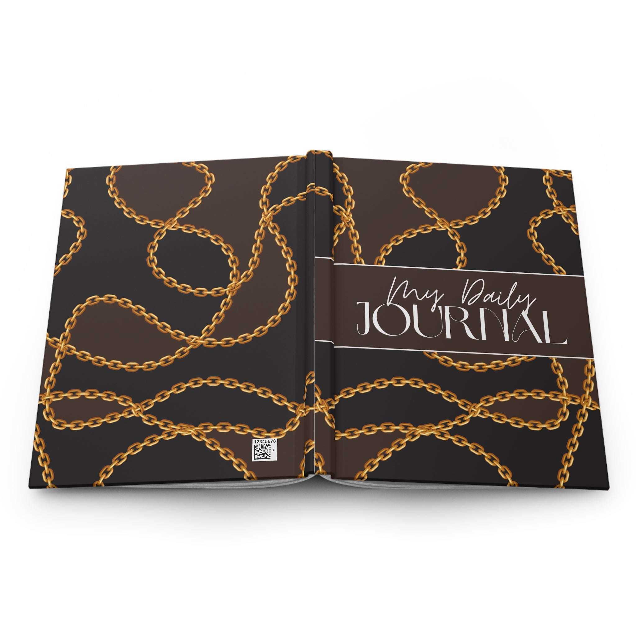 My Daily Journal — Luxe Gold Chain Hardcover Journal (Lined)