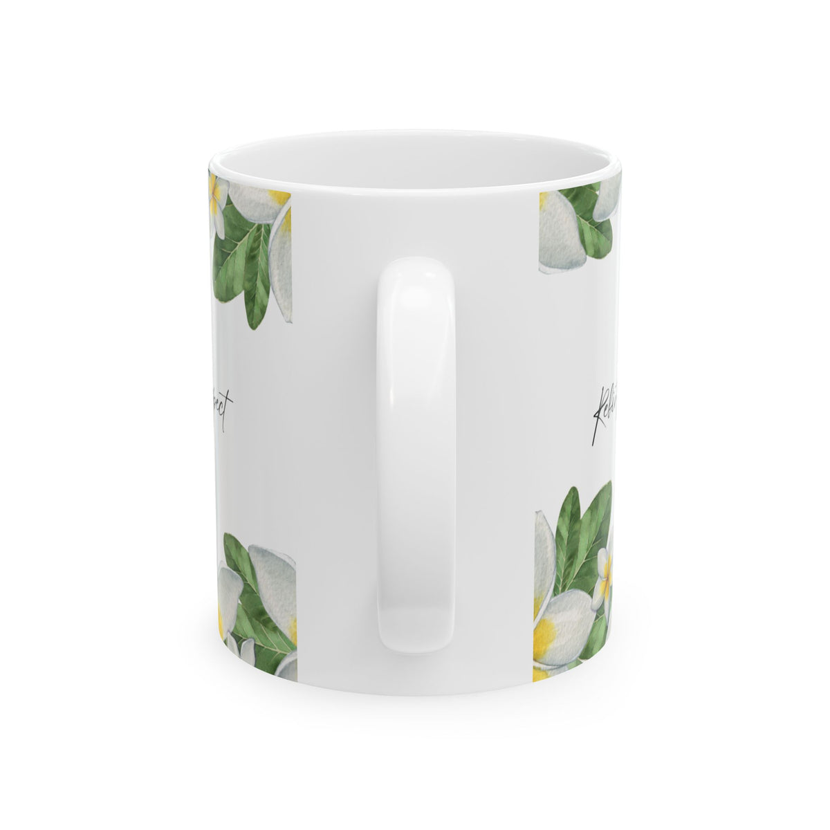 March Daffodil Floral Ceramic Mug — 'The Daffodil: Joy Hope Happiness' 11oz/15oz by Printify