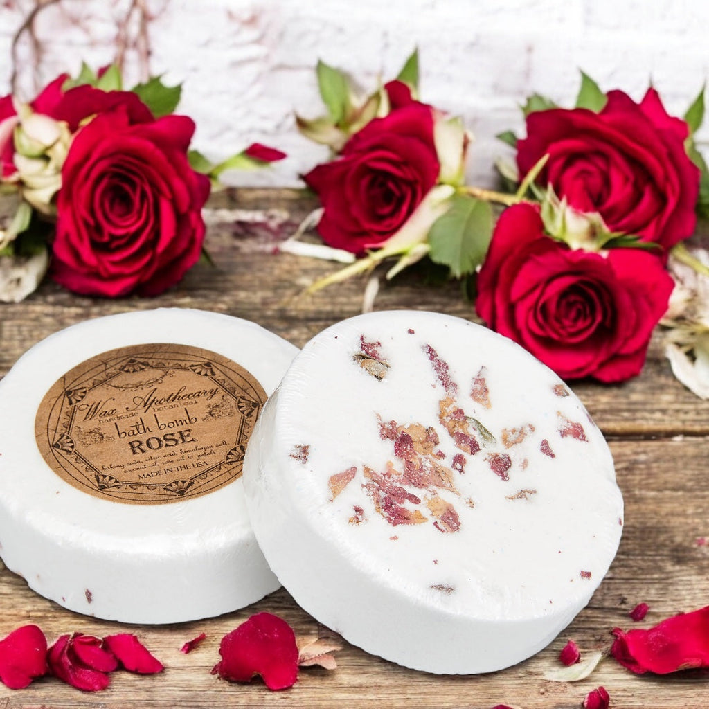 Rose Botanical Bath Bomb by Wax Apothecary ™