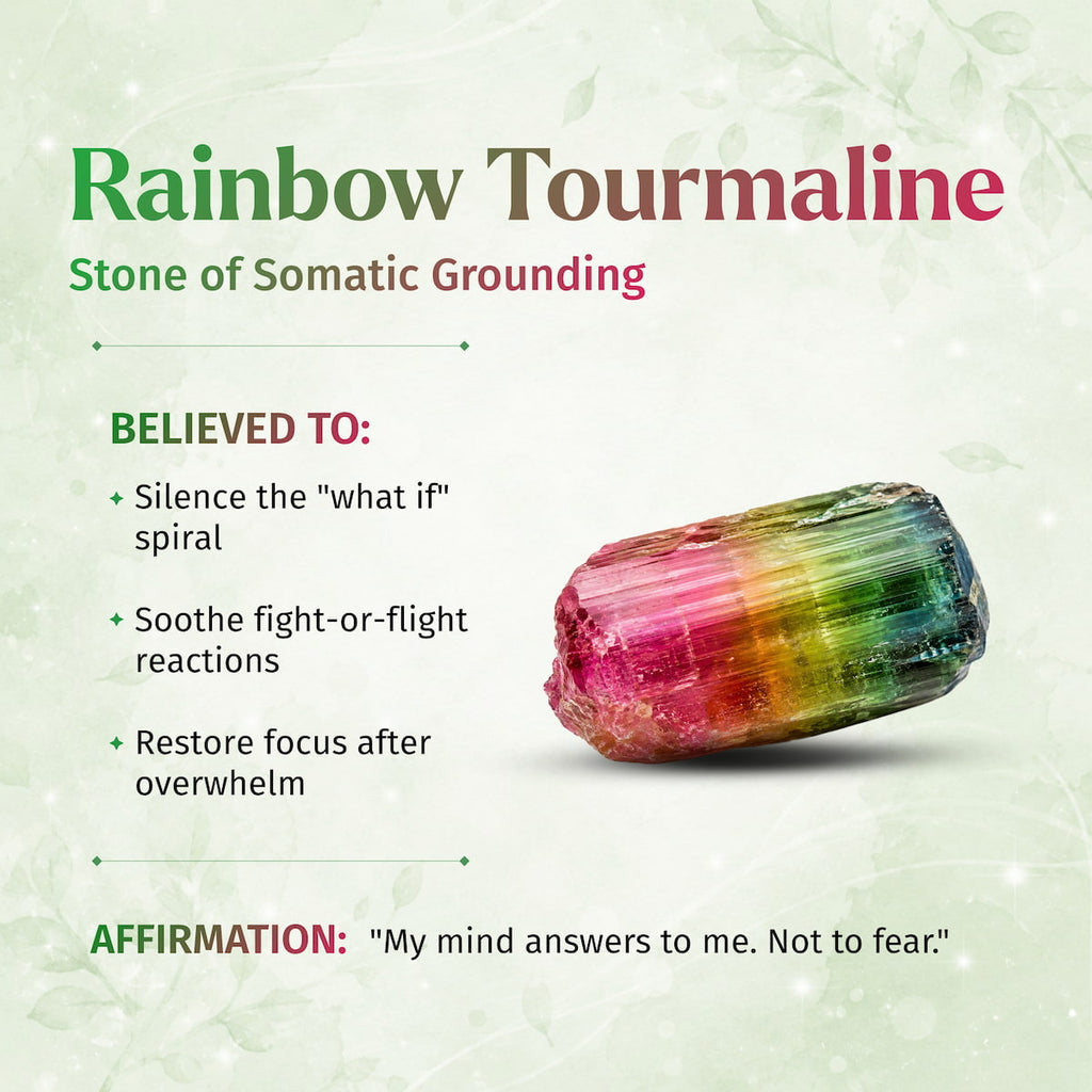 The Spiral Breaker - Rainbow Tourmaline Bracelet by Conscious Items