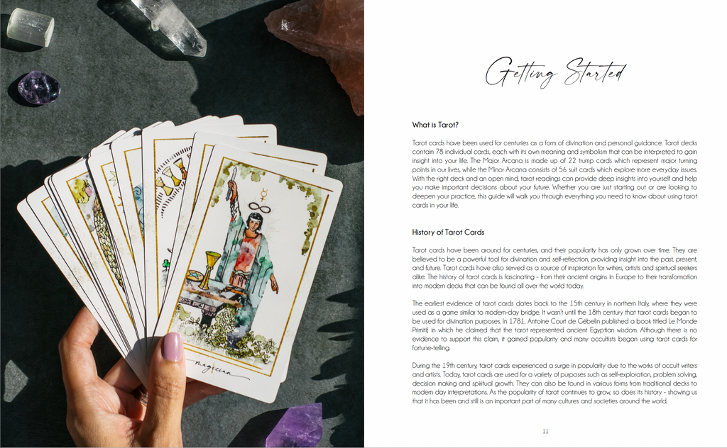 Decoding the Cards: A Tarot Workbook for Intuitive Exploration by Writual Planner