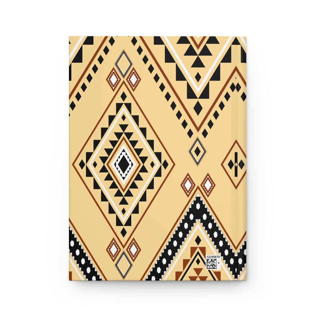 Southwestern Diamond Hardcover Journal — Lined Matte Notebook by Printify