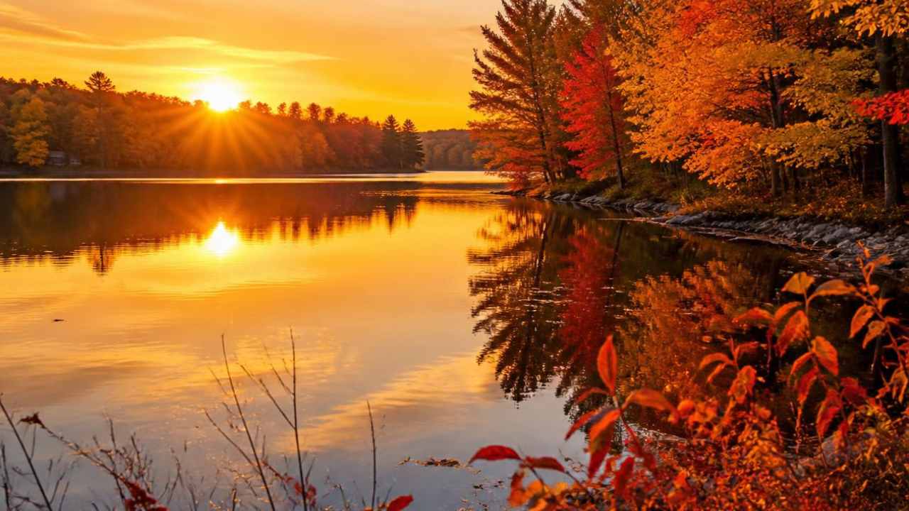 Thanksgiving Zoom Background Bundle – 16 Cozy Fall Virtual Backdrops by Zen Angel Den