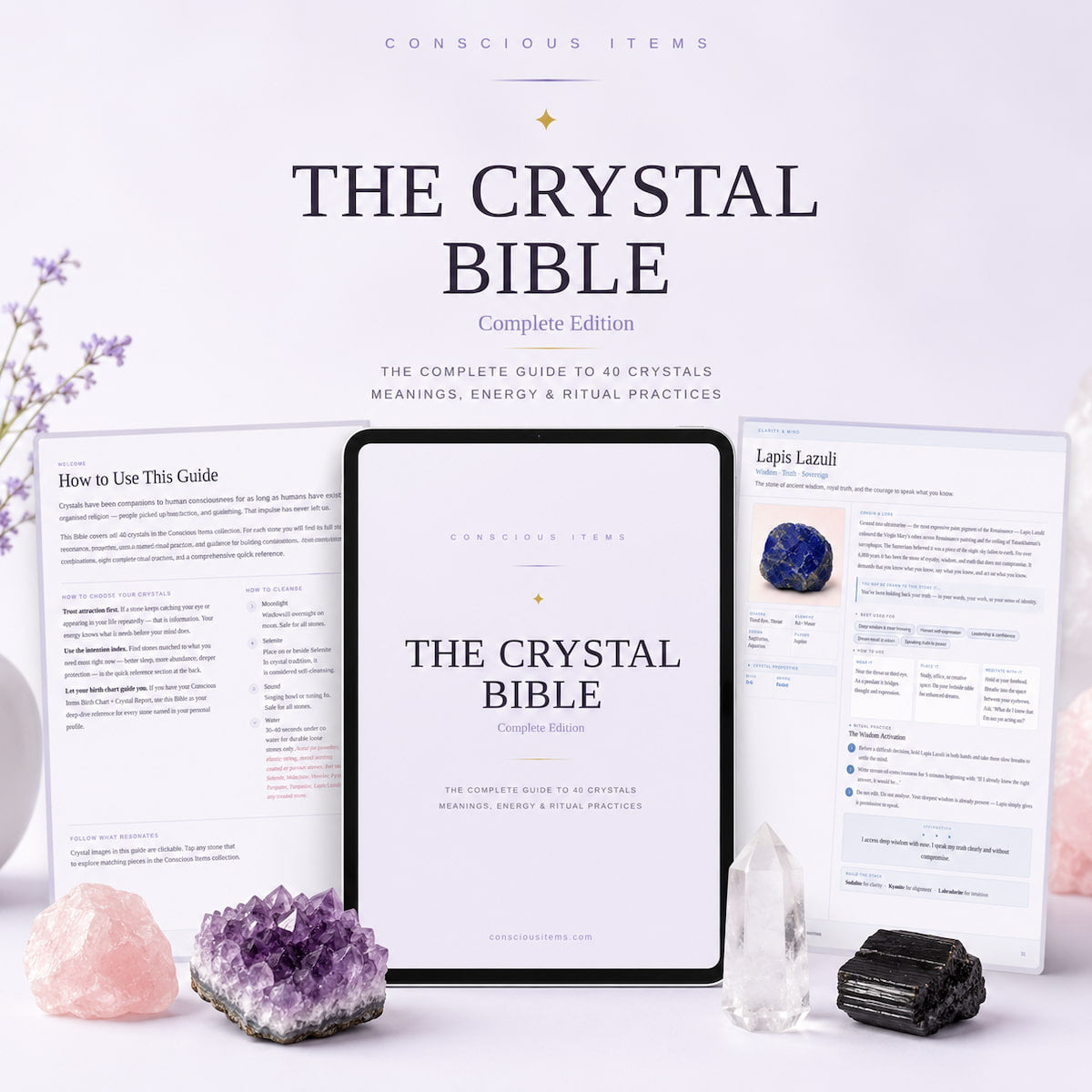 Unlock Your Potential with The Ultimate Crystal Healing Guide - PDF Edition by Conscious Items