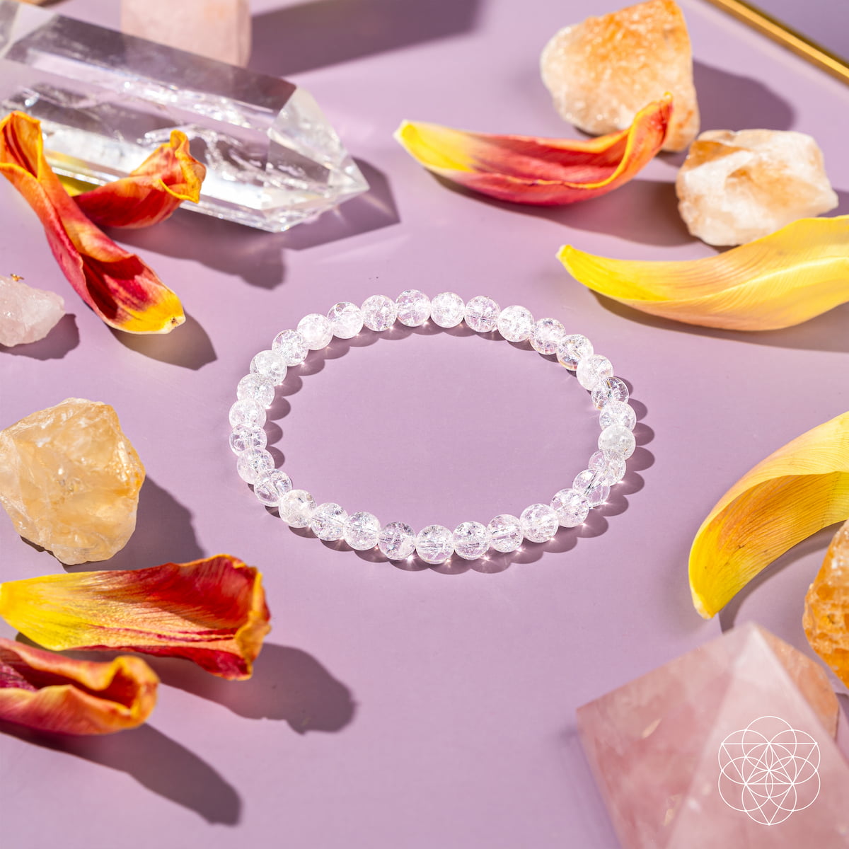 Emotional Ice Bath – The Ice Quartz Bracelet | 6mm by Conscious Items