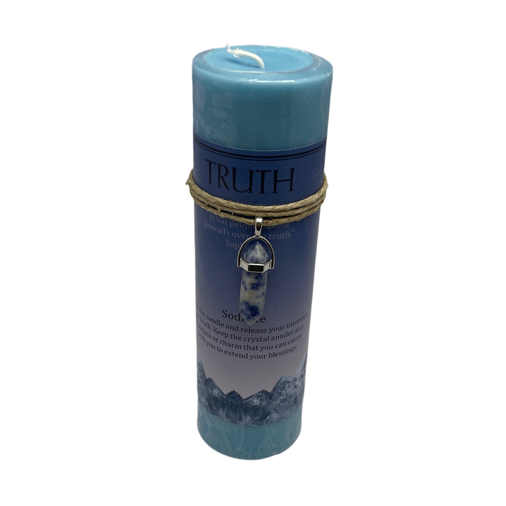 Crystal Energy Candle Truth - Sodalite by Soul Inspiration LLC